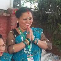 Naina Thapa (standing one)- Executive Board Member-8